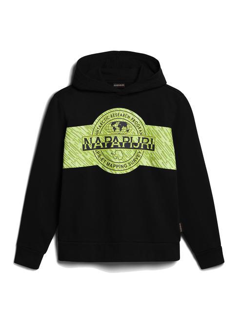 KIDS B-PINZON Sudadera de algodón con capucha negro 041 - Sudadera Bebé