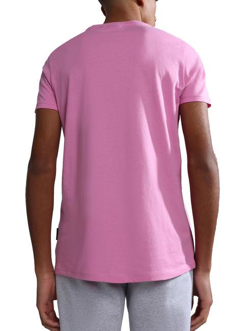 K SALIS SS 2 Camiseta de algodón con microbandera rosa ciclam p91 - Camiseta niño