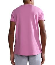 NAPAPIJRI K SALIS SS 2 Camiseta de algodón con microbandera rosa ciclam p91 - Camiseta niño - 2
