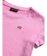 NAPAPIJRI K SALIS SS 2 Camiseta de algodón con microbandera rosa ciclam p91 - Camiseta niño - 3