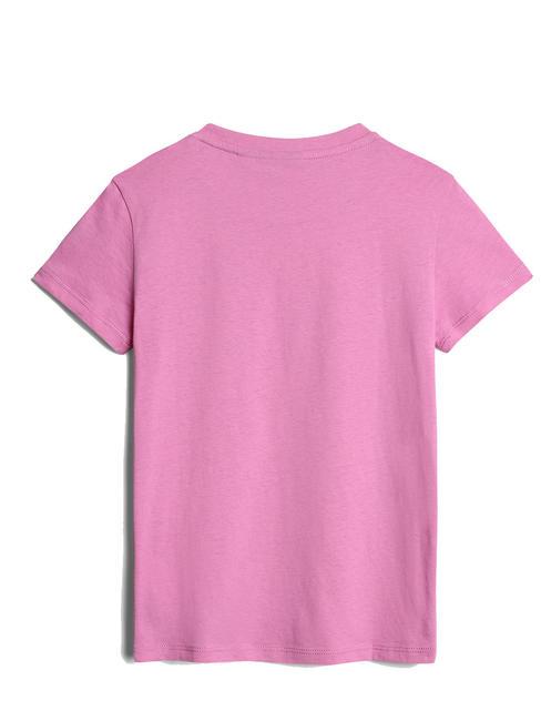 K SALIS SS 2 Camiseta de algodón con microbandera rosa ciclam p91 - Camiseta niño