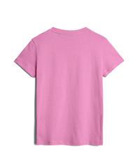 NAPAPIJRI K SALIS SS 2 Camiseta de algodón con microbandera rosa ciclam p91 - Camiseta niño - 5