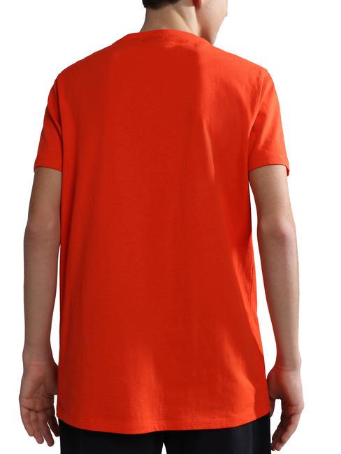 K SALIS SS 2 Camiseta de algod&oacute;n con microbandera rojo cereza r05 - Camiseta ni&ntilde;o