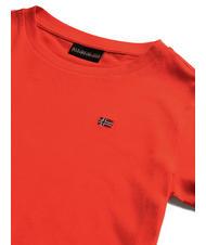NAPAPIJRI K SALIS SS 2 Camiseta de algod&oacute;n con microbandera rojo cereza r05 - Camiseta ni&ntilde;o - 3