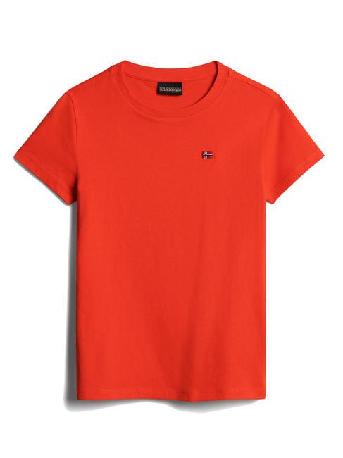 K SALIS SS 2 Camiseta de algod&oacute;n con microbandera rojo cereza r05 - Camiseta ni&ntilde;o