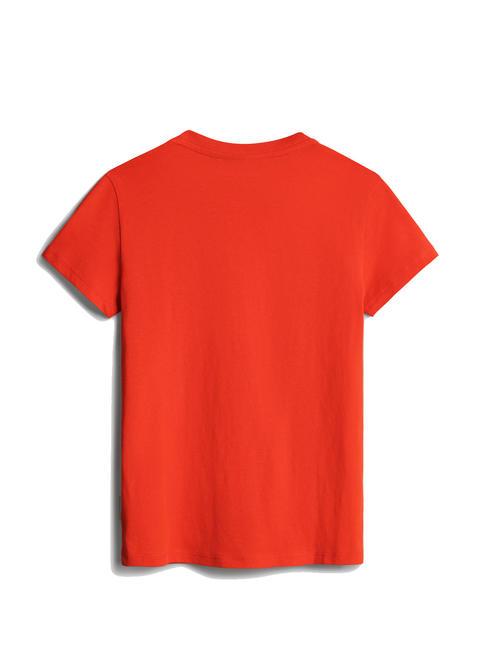 K SALIS SS 2 Camiseta de algod&oacute;n con microbandera rojo cereza r05 - Camiseta ni&ntilde;o