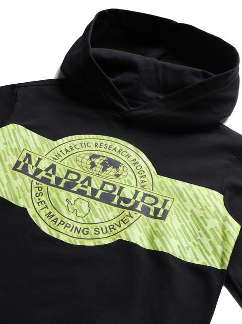 KIDS B-PINZON Sudadera de algod&oacute;n con capucha negro 041 - Sudadera Beb&eacute;