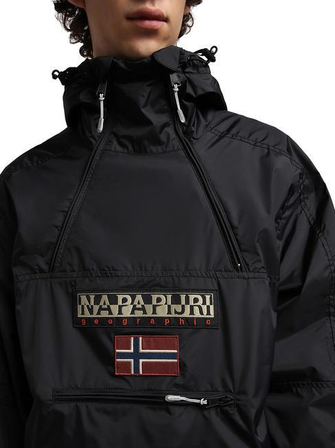 NORTHFARER SUMMER Chaqueta anorak negro 041 - Chaquetas de hombre