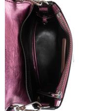 COCCINELLE HIMMA Bolso clutch en piel laminada rosa pulpa - Bolsos Mujer - 5