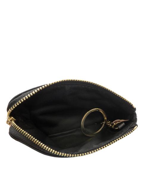 METALLIC SOFT monedero tipo sobre negro - Carteras Mujer