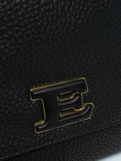 EBA SOFT Bolso satchel peque&ntilde;o negro - Bolsos Mujer