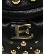 ERMANNO SCERVINO PRINCESS Bolso con solapa y tachuelas oro negro - Bolsos Mujer - 3