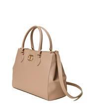 TWINSET OVAL T Bolso tote con bandolera marr&oacute;n claro - Bolsos Mujer - 2