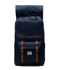 HERSCHEL LITTLE AMERICA  Mochila de tama&ntilde;o est&aacute;ndar navy tan - Mochilas Escuela & Tiempo Libre - 3
