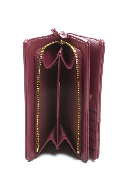 MIDDLE Monedero medio resplandor de frambuesa - Carteras Mujer