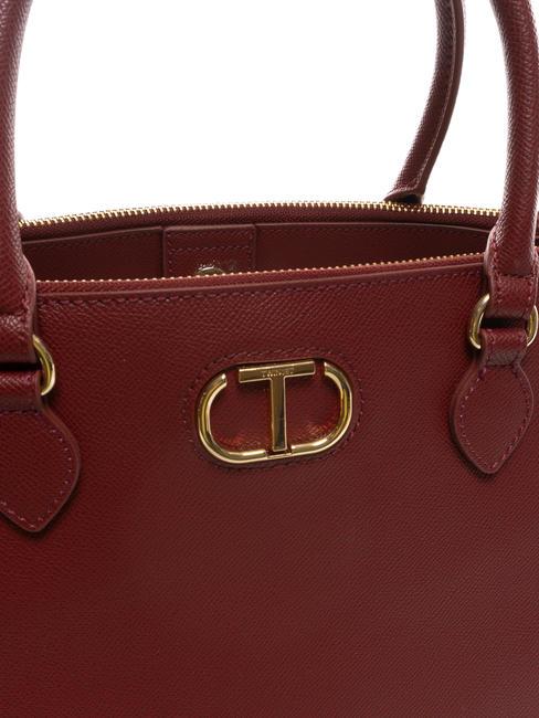 OVAL T Bolso tote con bandolera resplandor de frambuesa - Bolsos Mujer