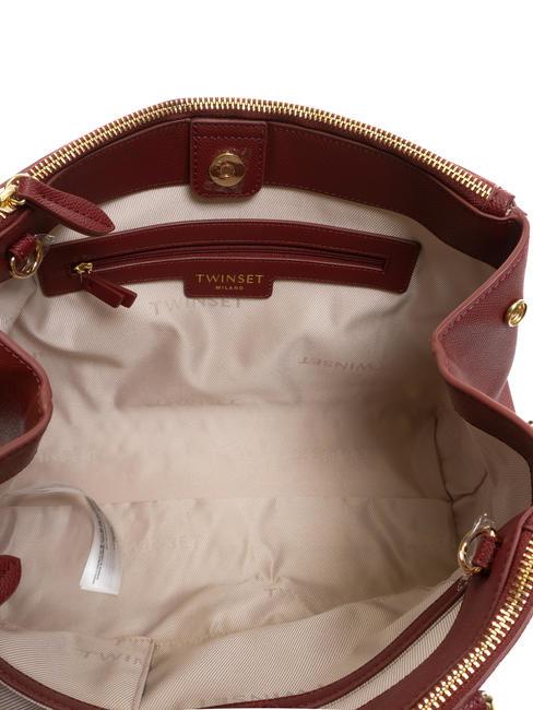 OVAL T Bolso tote con bandolera resplandor de frambuesa - Bolsos Mujer