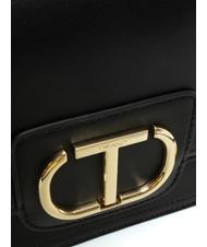 TWINSET OVAL T Bandolera con solapa negro - Bolsos Mujer - 3