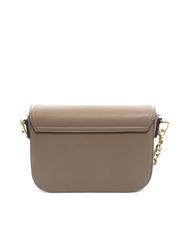 TWINSET OVAL T Bandolera con solapa gris pardo - Bolsos Mujer - 4