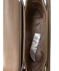 TWINSET OVAL T Bandolera con solapa gris pardo - Bolsos Mujer - 5