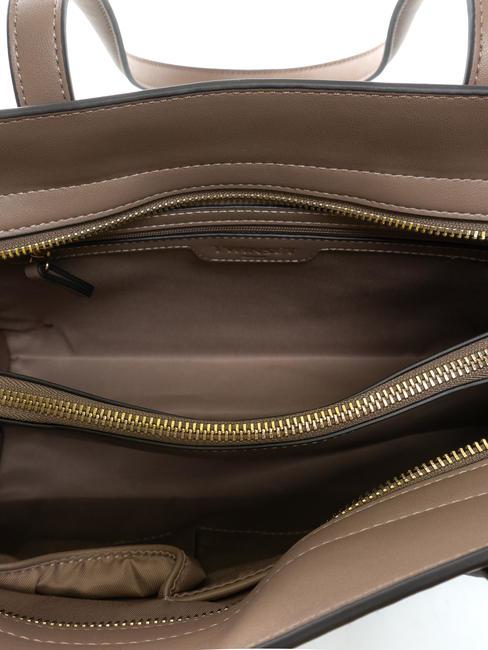 OVAL T bolso gris pardo - Bolsos Mujer