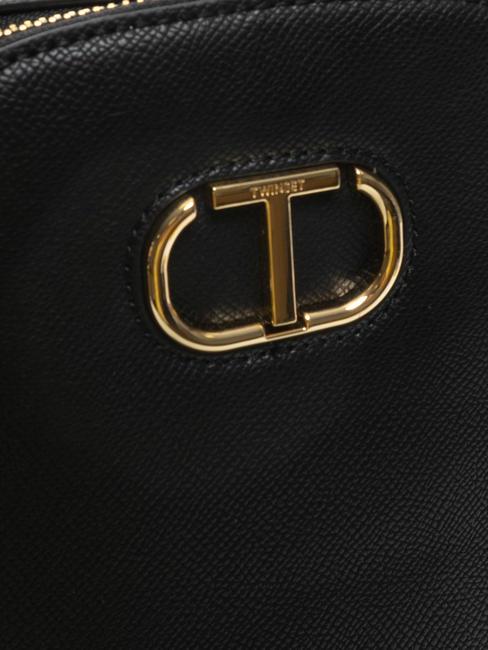 OVAL T Mochila de cuero negro - Bolsos Mujer