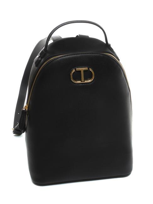 OVAL T Mochila de cuero negro - Bolsos Mujer