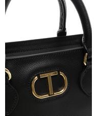 TWINSET OVAL T Bolso de mano con bandolera negro - Bolsos Mujer - 3