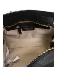 TWINSET OVAL T Bolso de mano con bandolera negro - Bolsos Mujer - 5