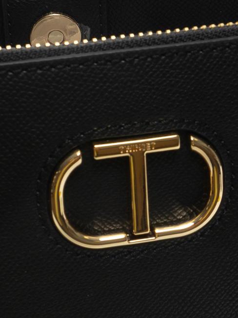 OVAL T Bolso tote con bandolera negro - Bolsos Mujer