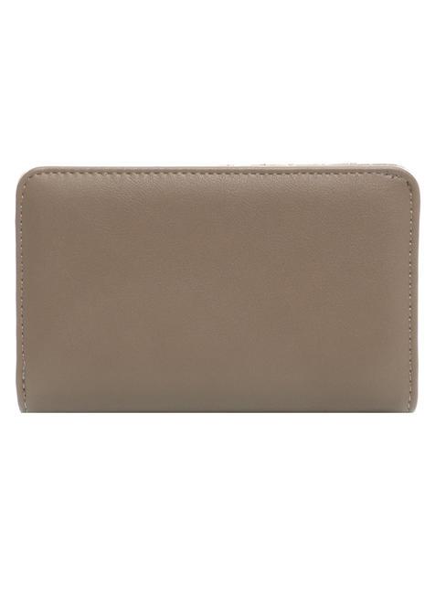 MIDDLE Monedero medio gris pardo - Carteras Mujer