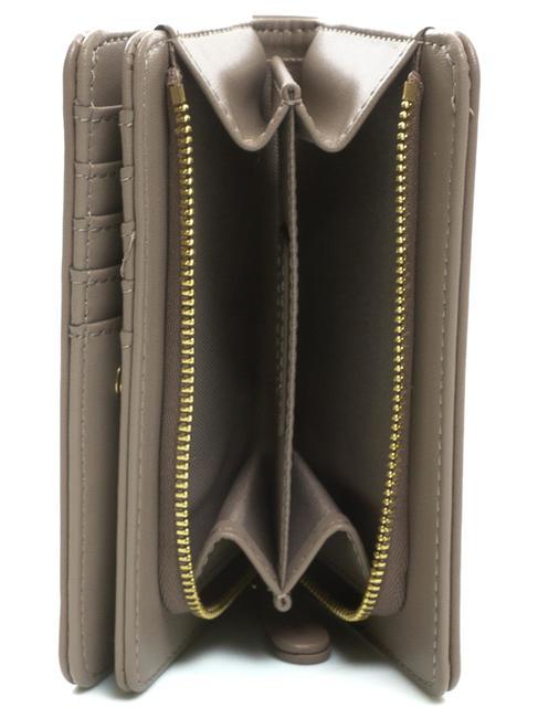 MIDDLE Monedero medio gris pardo - Carteras Mujer