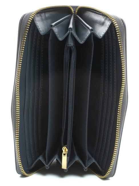NEW OVAL T Cartera grande de piel gris azulado - Carteras Mujer