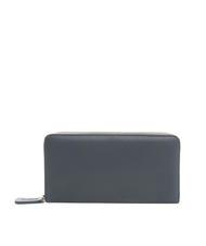 TWINSET NEW OVAL T Cartera grande de piel gris azulado - Carteras Mujer - 3