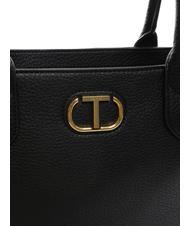 TWINSET OVAL T Bolso de mano negro - Bolsos Mujer - 3