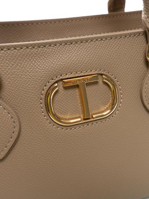 OVAL T Bolso de mano con bandolera marr&oacute;n claro - Bolsos Mujer