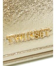 TWINSET CLUTCH Bolsa  laminada platino - Bolsos Mujer - 3