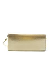 TWINSET CLUTCH Bolsa  laminada platino - Bolsos Mujer - 4