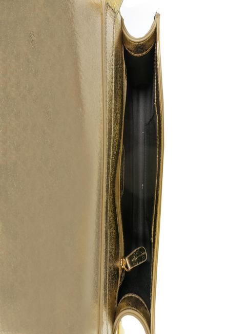 CLUTCH Bolsa  laminada platino - Bolsos Mujer