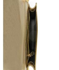 TWINSET CLUTCH Bolsa  laminada platino - Bolsos Mujer - 5