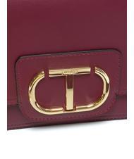 TWINSET OVAL T Bandolera con solapa resplandor de frambuesa - Bolsos Mujer - 2
