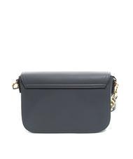 TWINSET OVAL T Bandolera con solapa gris azulado - Bolsos Mujer - 3
