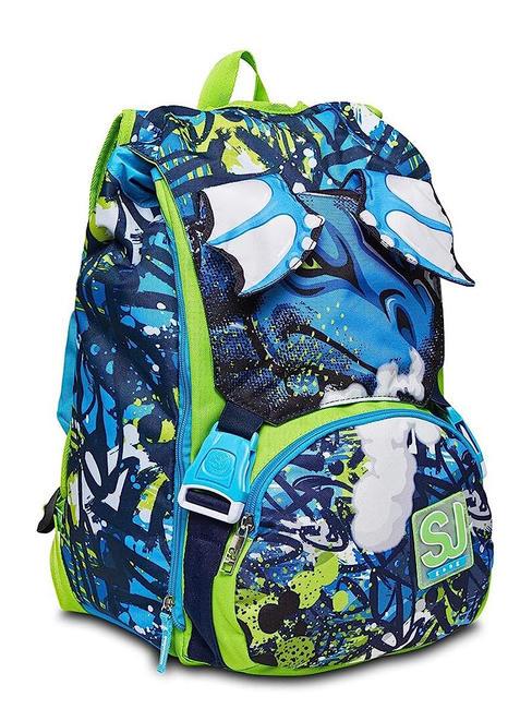 DRAGGHY BOY Mochila ampliable grande azul - Mochilas Escuela & Tiempo Libre
