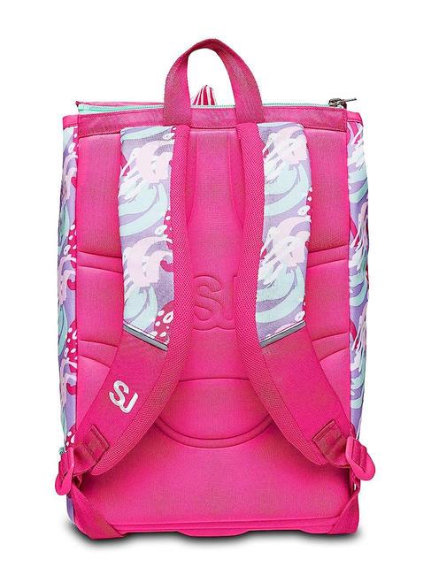 SEA BEAUTY Mochila ampliable grande rosa frambuesa - Mochilas Escuela & Tiempo Libre