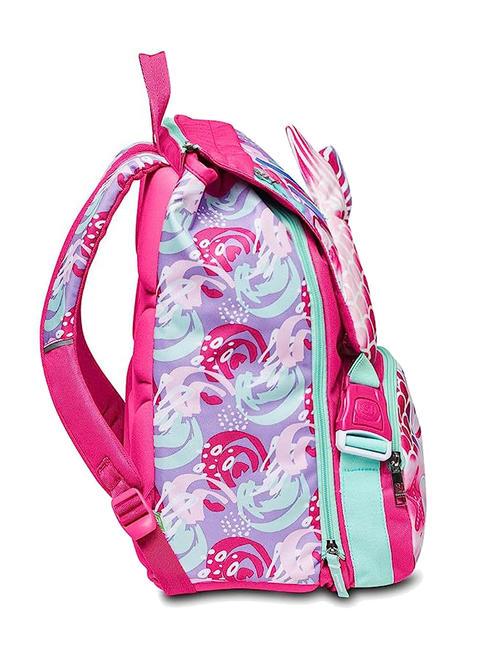 SEA BEAUTY Mochila ampliable grande rosa frambuesa - Mochilas Escuela & Tiempo Libre