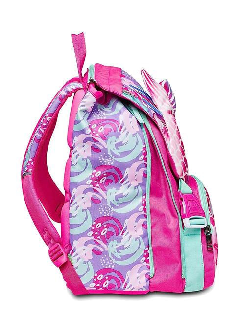 SEA BEAUTY Mochila ampliable grande rosa frambuesa - Mochilas Escuela & Tiempo Libre