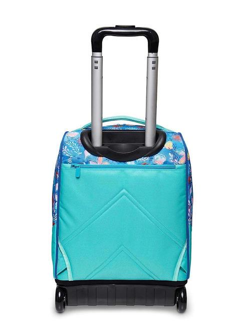 WATCH ME SHINE Mochila trolley 2 ruedas petr&oacute;leo / azul - Mochilas con ruedas