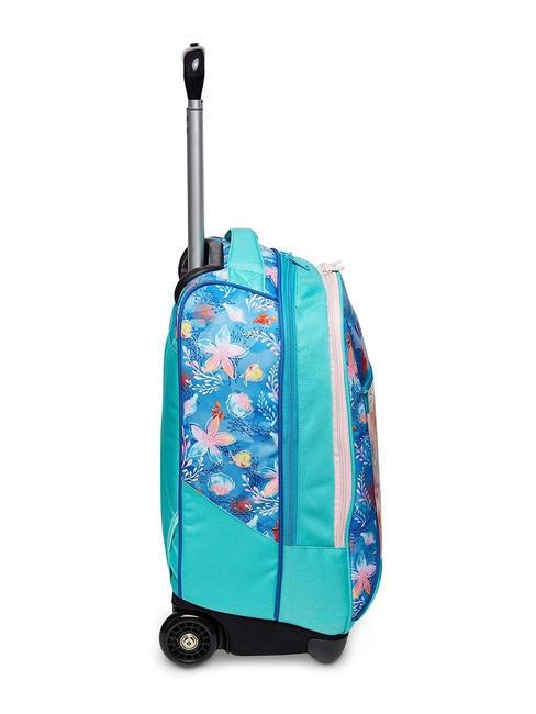 WATCH ME SHINE Mochila trolley 2 ruedas petr&oacute;leo / azul - Mochilas con ruedas