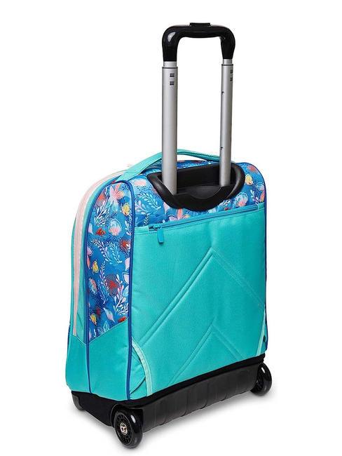 WATCH ME SHINE Mochila trolley 2 ruedas petr&oacute;leo / azul - Mochilas con ruedas