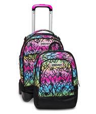 SEVEN COLOUR EXPRESSION JACK Mochila trolley desmontable, mochila doble RODAMINA ROJA - Mochilas con ruedas - 2
